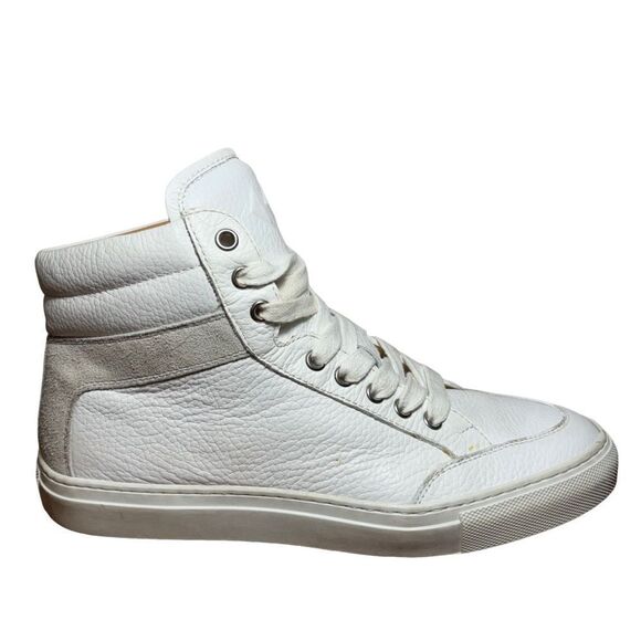 KOlO Men’s Size EU 38 US 7 Capri Triple White Leather Shoes Designer Casual - Picture 1 of 5